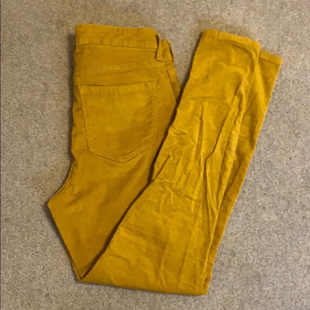 Mustard Yellow Cordory Pants